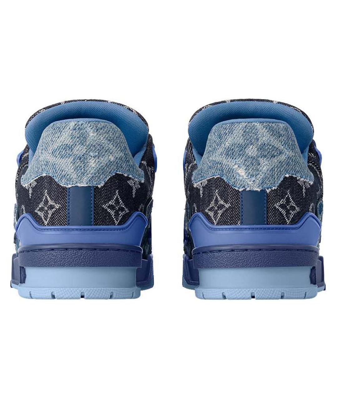 LOUIS VUITTON Синие кроссовки, фото 4