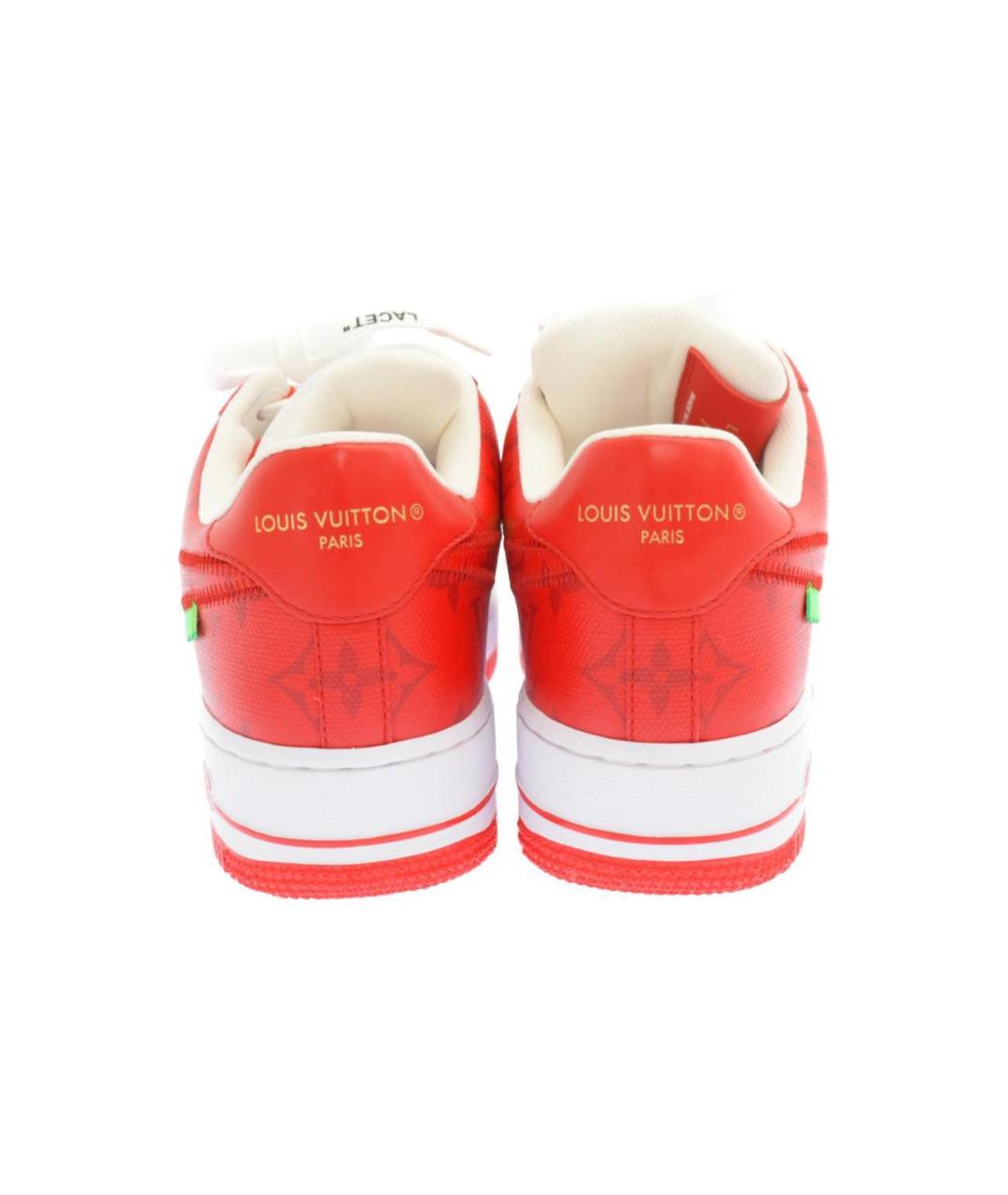 LOUIS VUITTON Красные кроссовки, фото 4