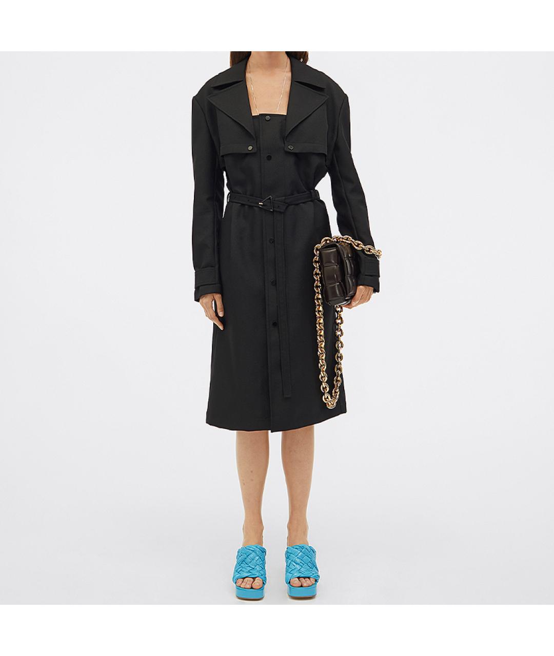 BOTTEGA VENETA Коричневая кожаная сумка через плечо, фото 7