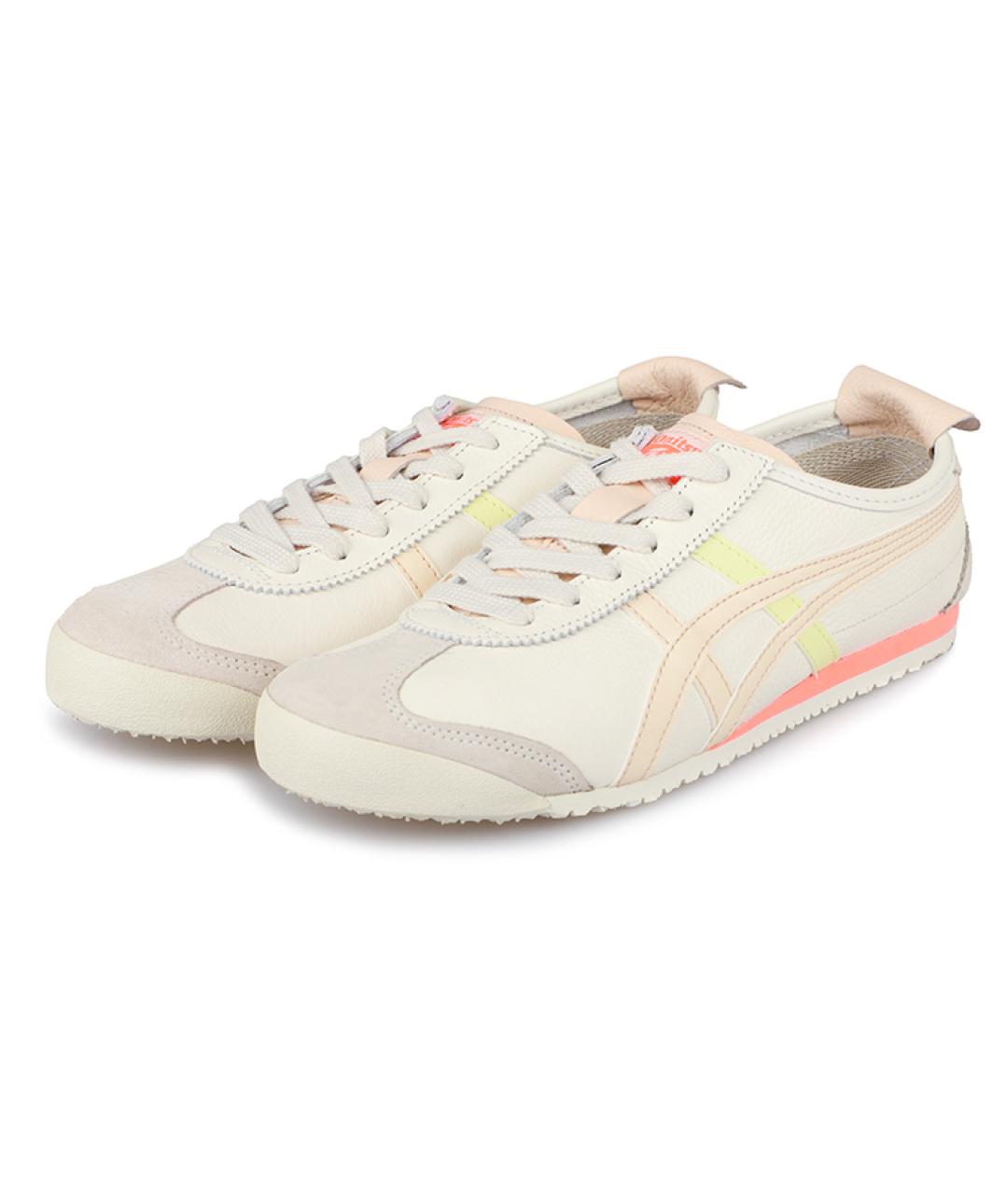 ONITSUKA TIGER Бежевые кожаные кеды, фото 3