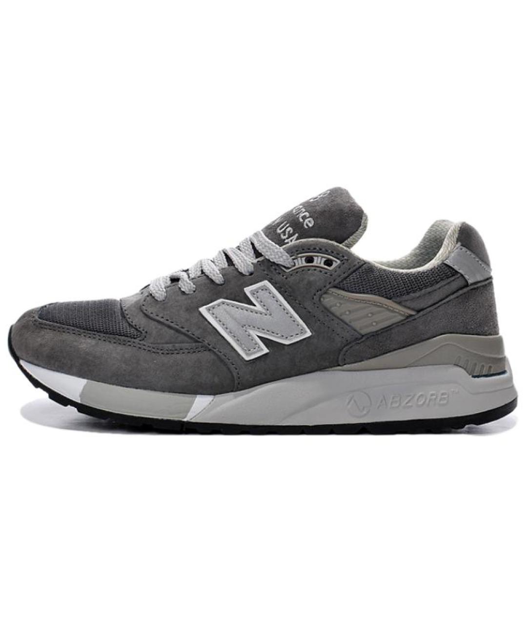 NEW BALANCE Серые кроссовки, фото 2