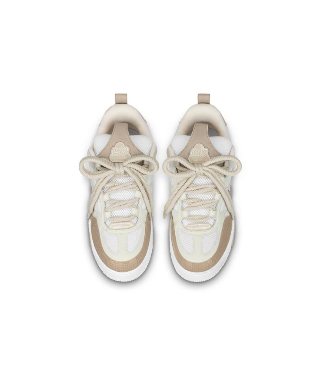 LOUIS VUITTON Бежевые кроссовки, фото 4