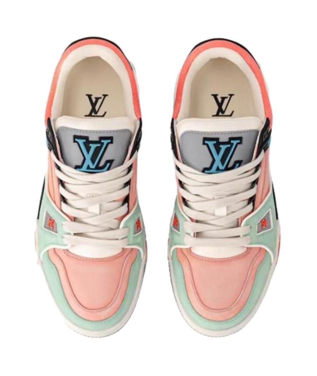 LOUIS VUITTON Оранжевое кроссовки, фото 4