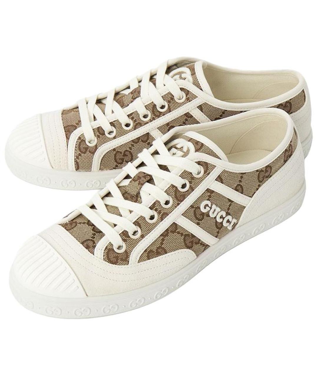 GUCCI Мульти текстильные кеды, фото 3