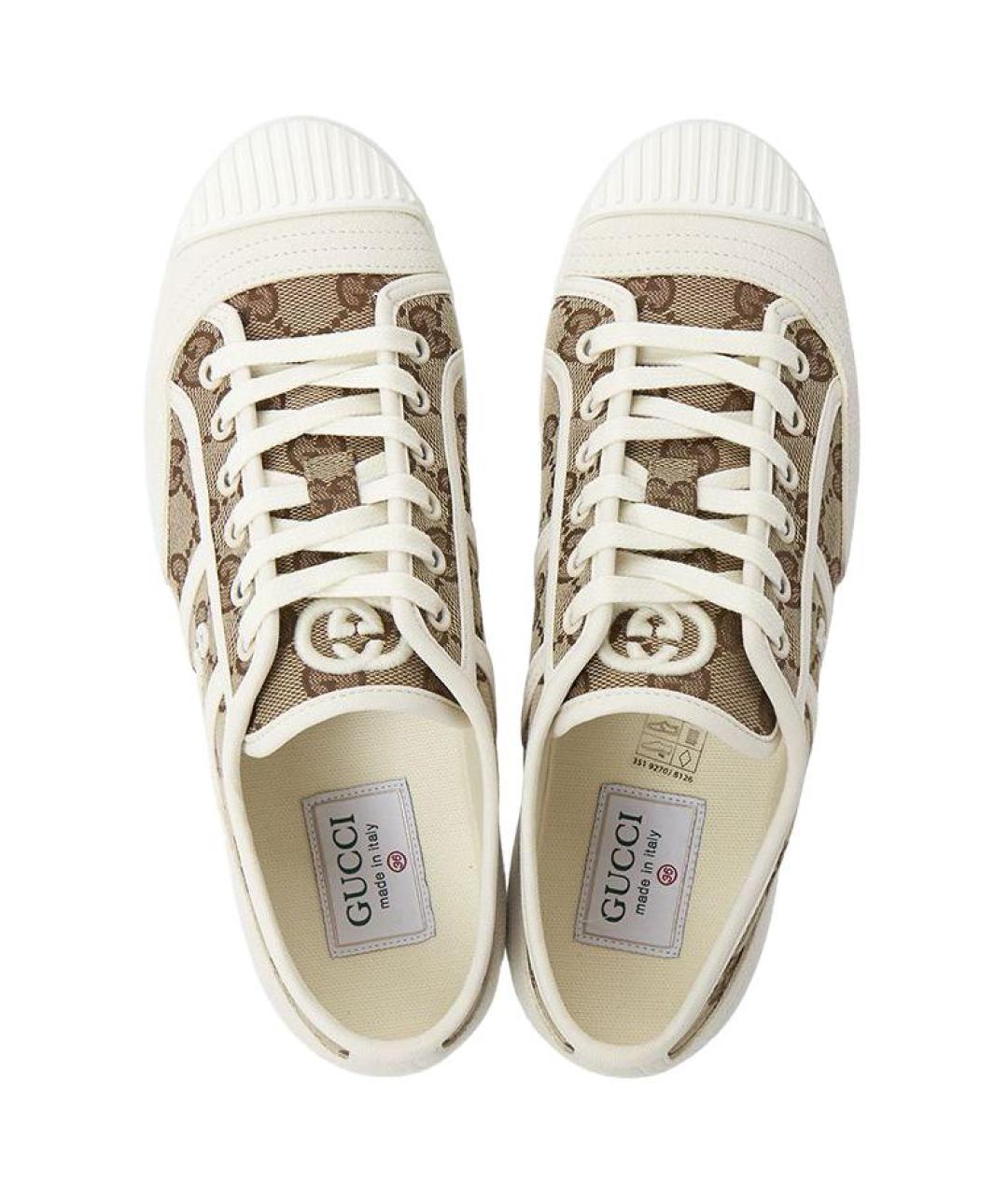 GUCCI Мульти текстильные кеды, фото 4