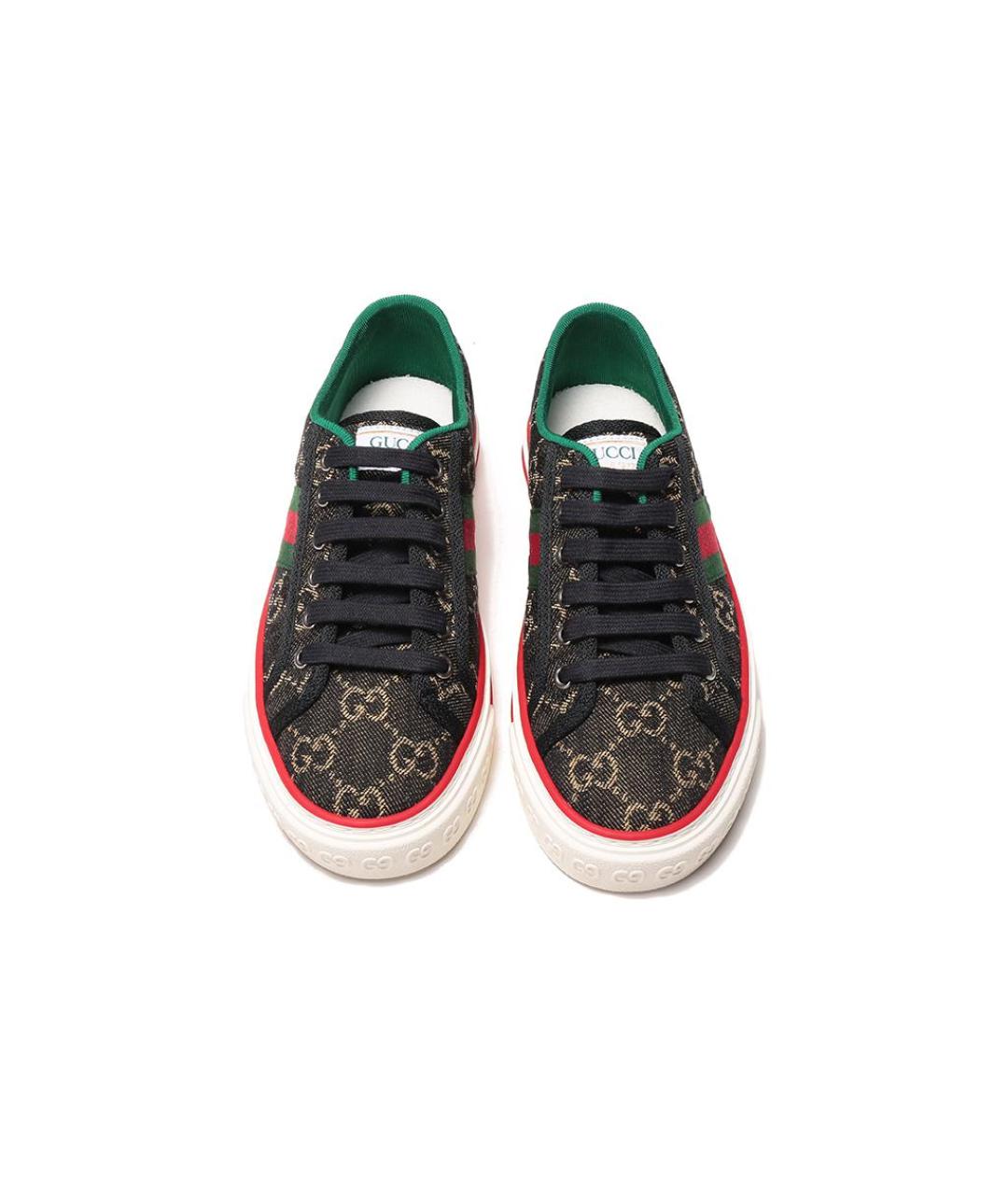 GUCCI Мульти текстильные кеды, фото 4