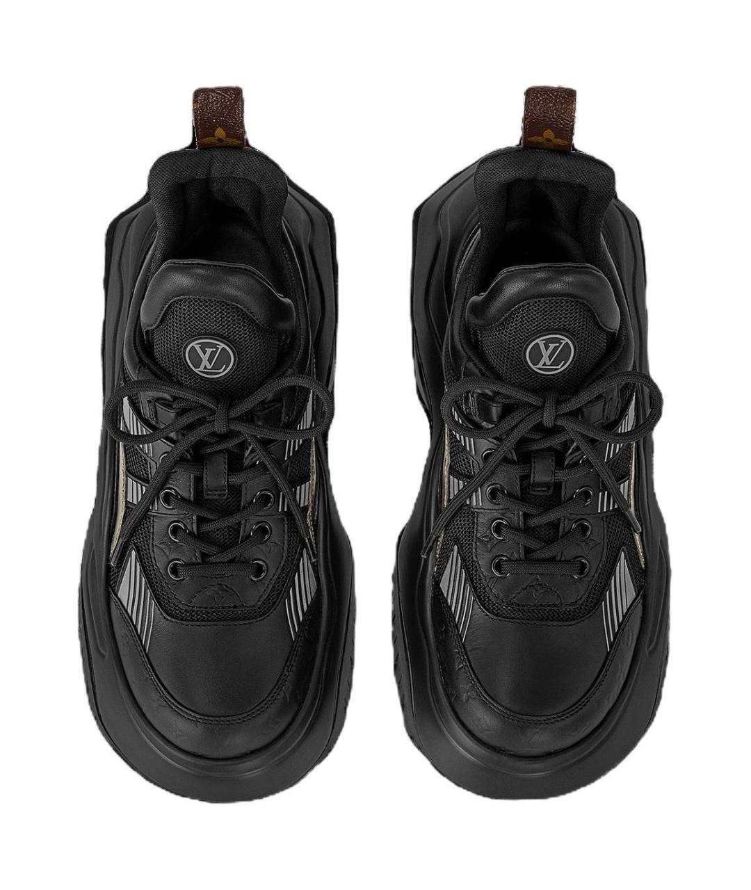 LOUIS VUITTON Черные кроссовки, фото 5