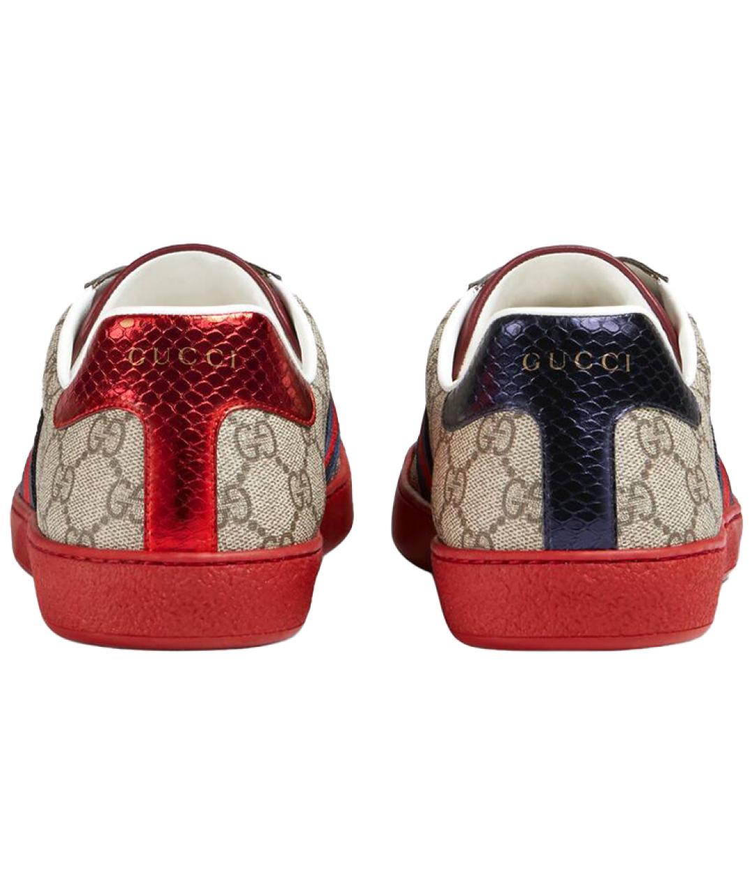 GUCCI Мульти низкие кроссовки / кеды, фото 4