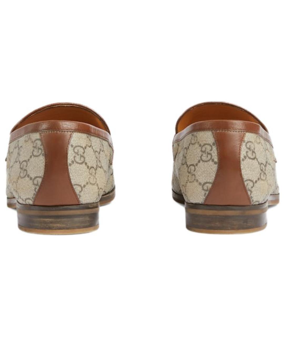 GUCCI Бежевые лоферы, фото 7