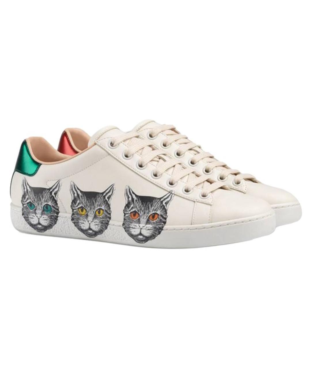 GUCCI Кожаные кеды, фото 2