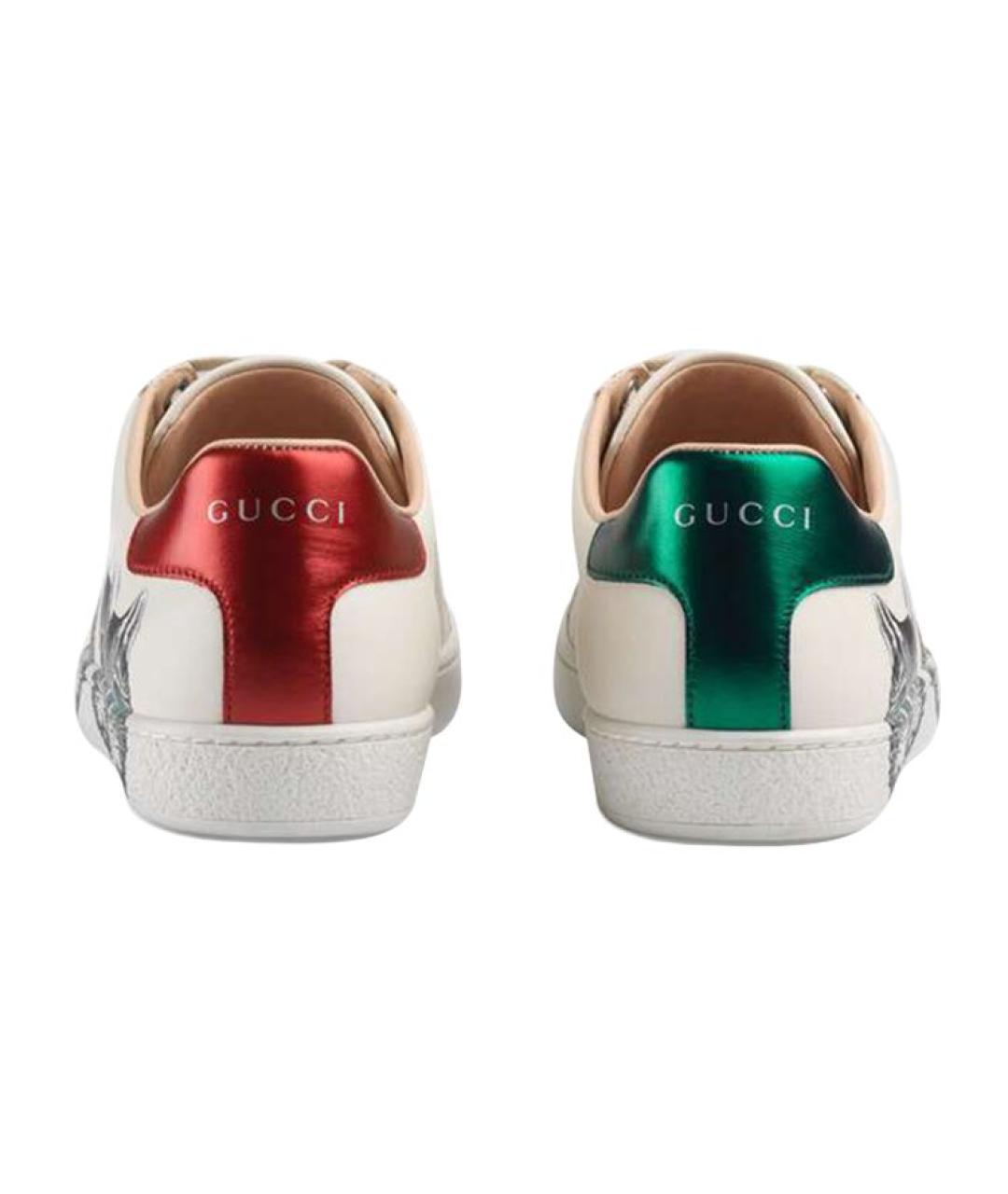 GUCCI Кожаные кеды, фото 4