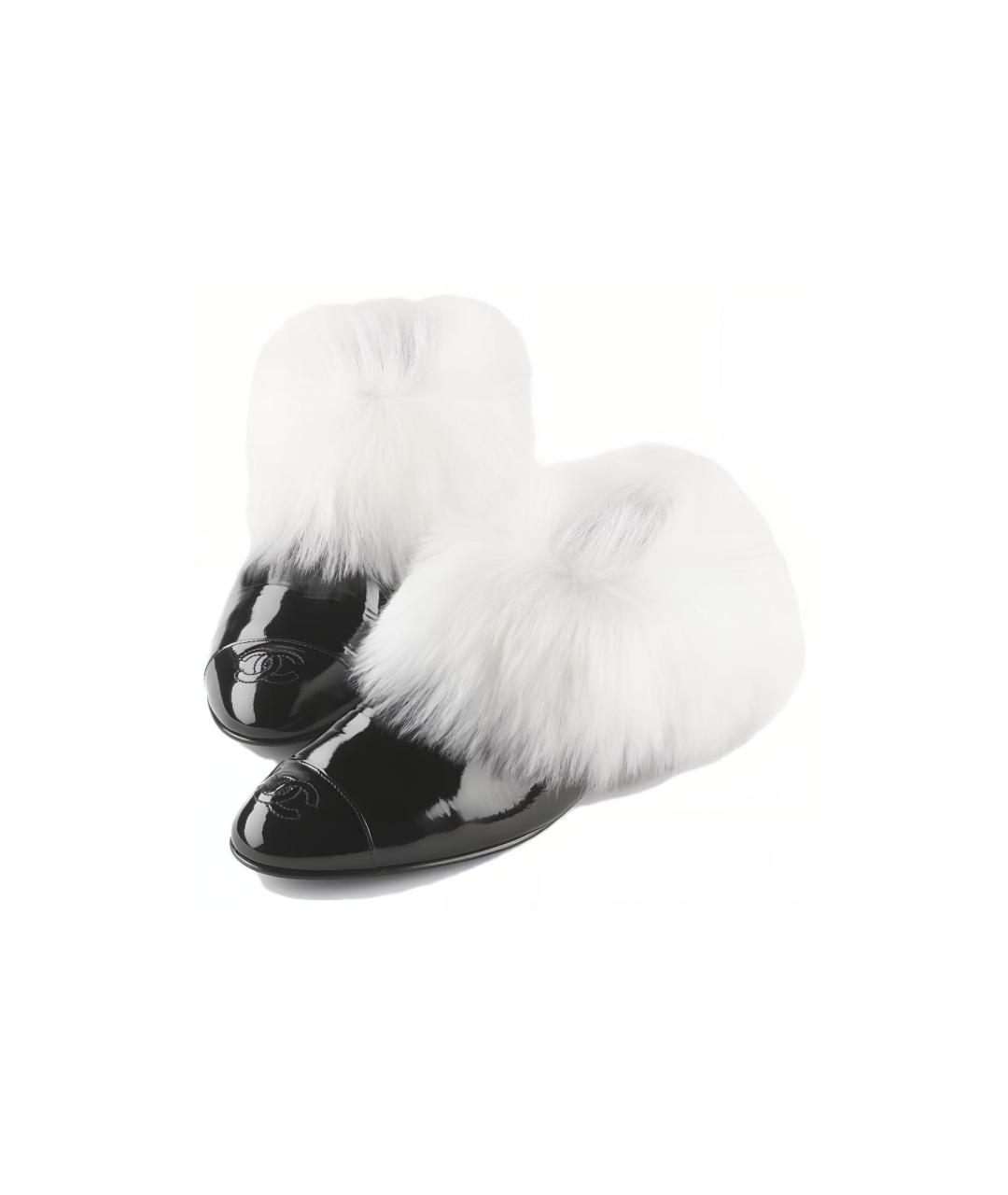 CHANEL Черные туфли из лакированной кожи, фото 3