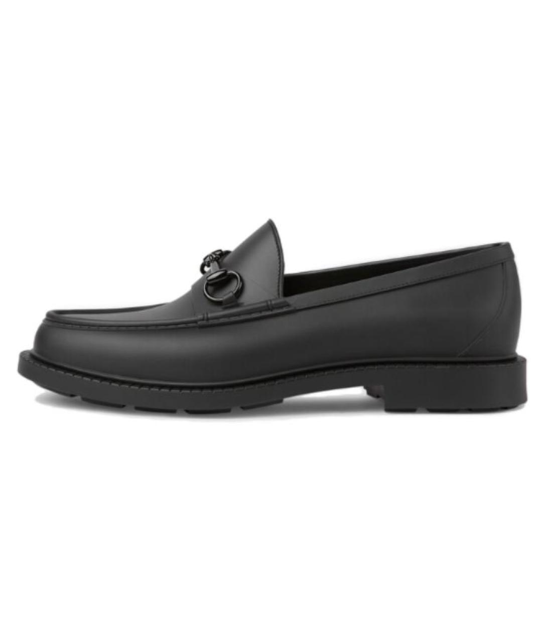 GUCCI Черные кожаные лоферы, фото 2