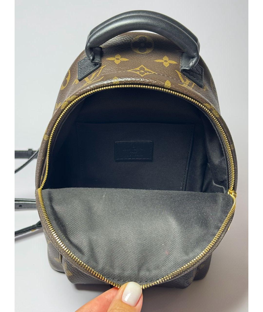 LOUIS VUITTON Коричневый рюкзак, фото 4