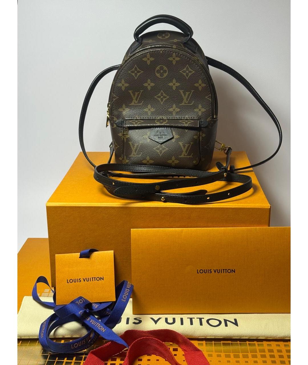 LOUIS VUITTON Коричневый рюкзак, фото 5