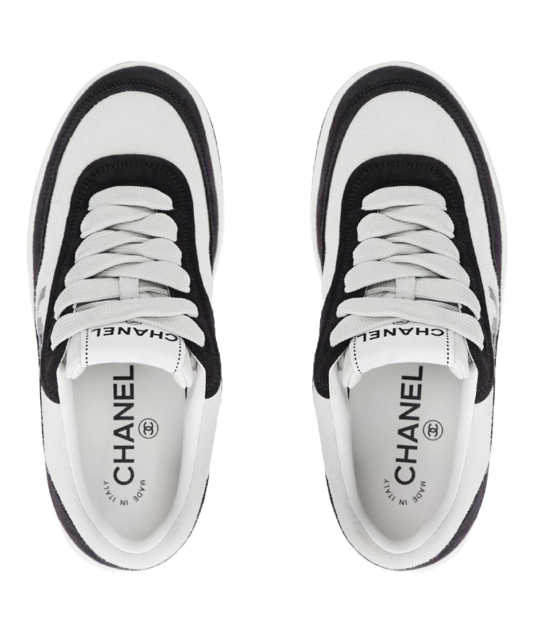 CHANEL Черные кроссовки, фото 3