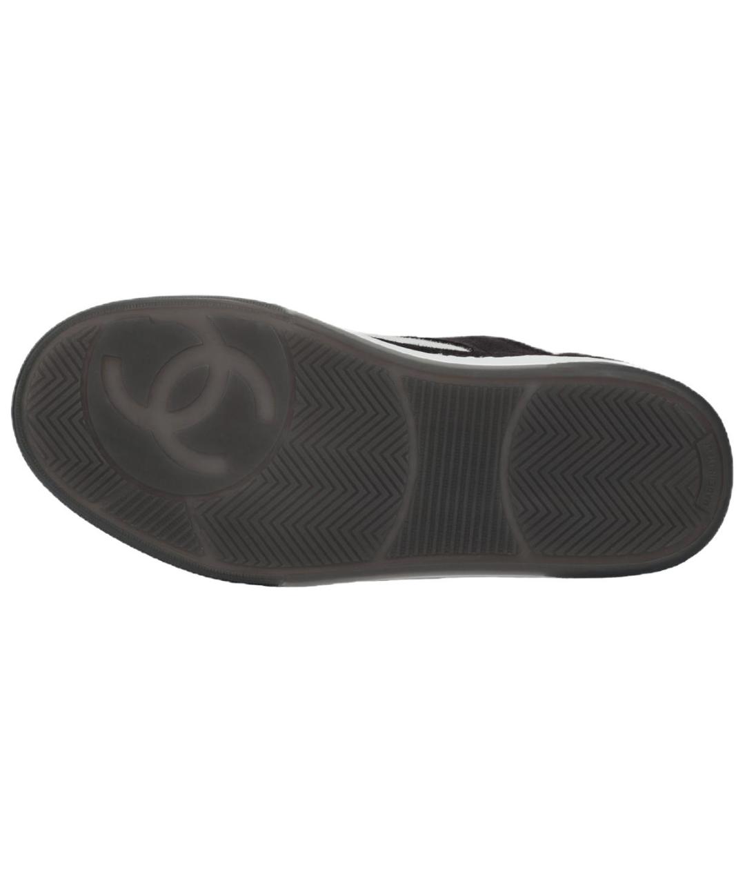 CHANEL Черные кроссовки, фото 5