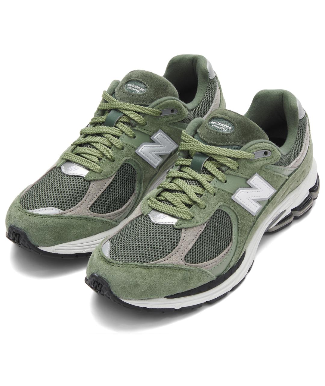 NEW BALANCE Зеленые замшевые кроссовки, фото 3