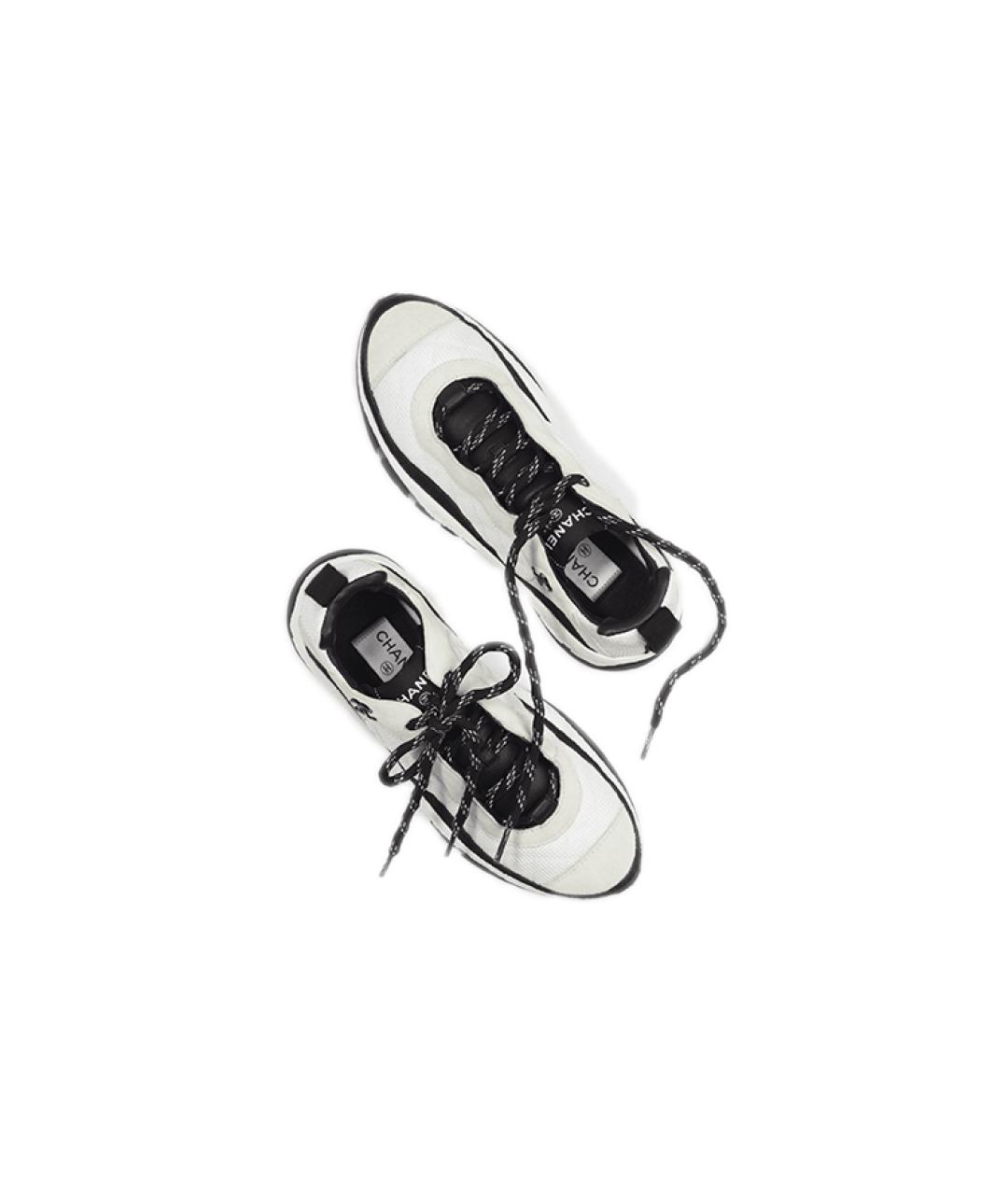 CHANEL Белые кроссовки, фото 3