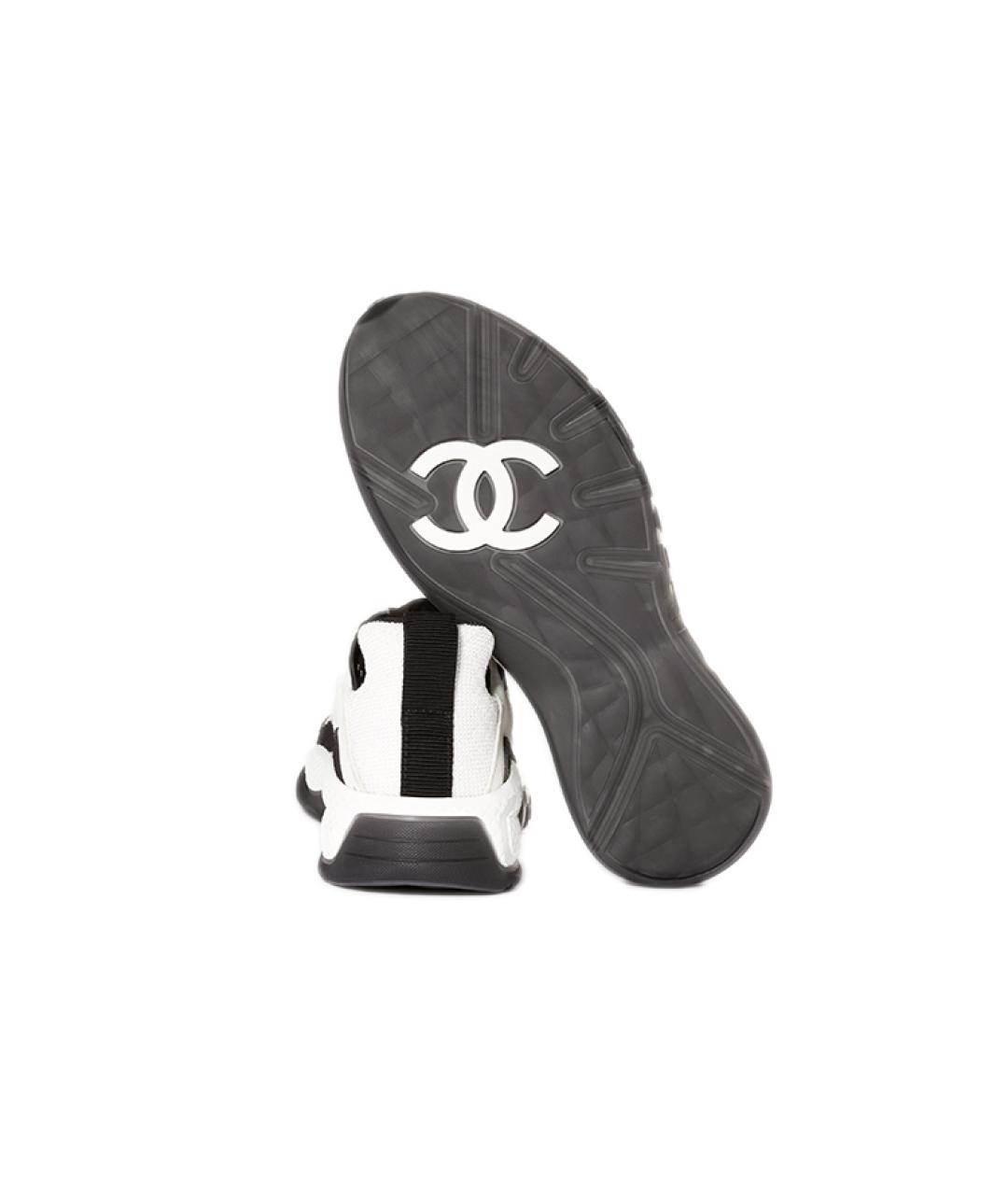 CHANEL Белые кроссовки, фото 5