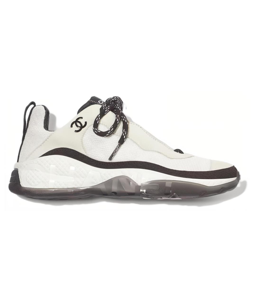 CHANEL Белые кроссовки, фото 1