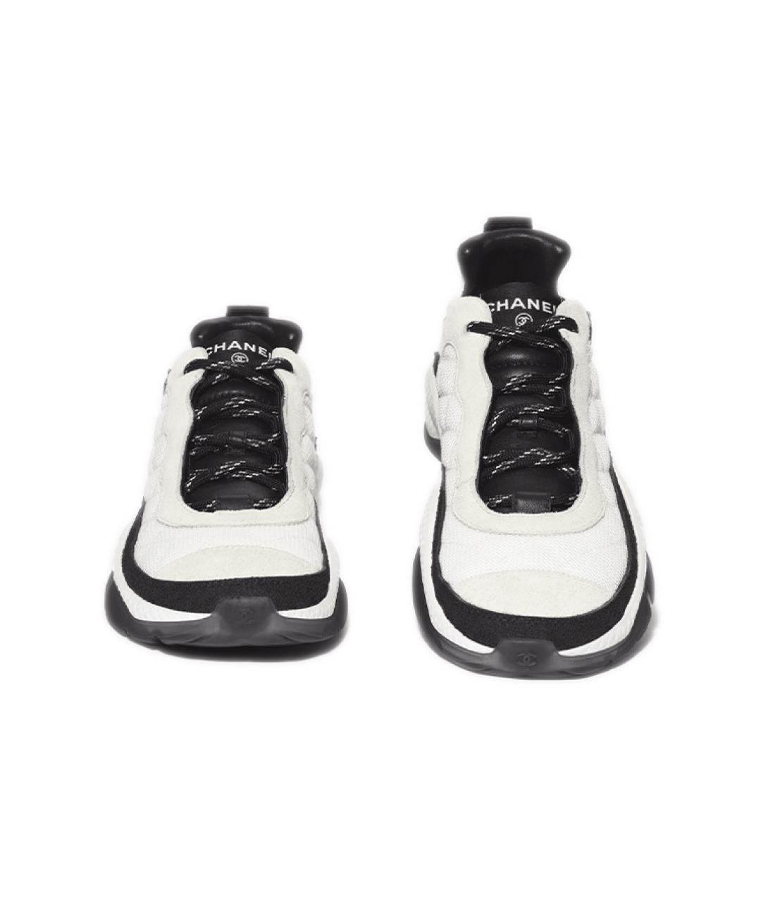 CHANEL Белые кроссовки, фото 4