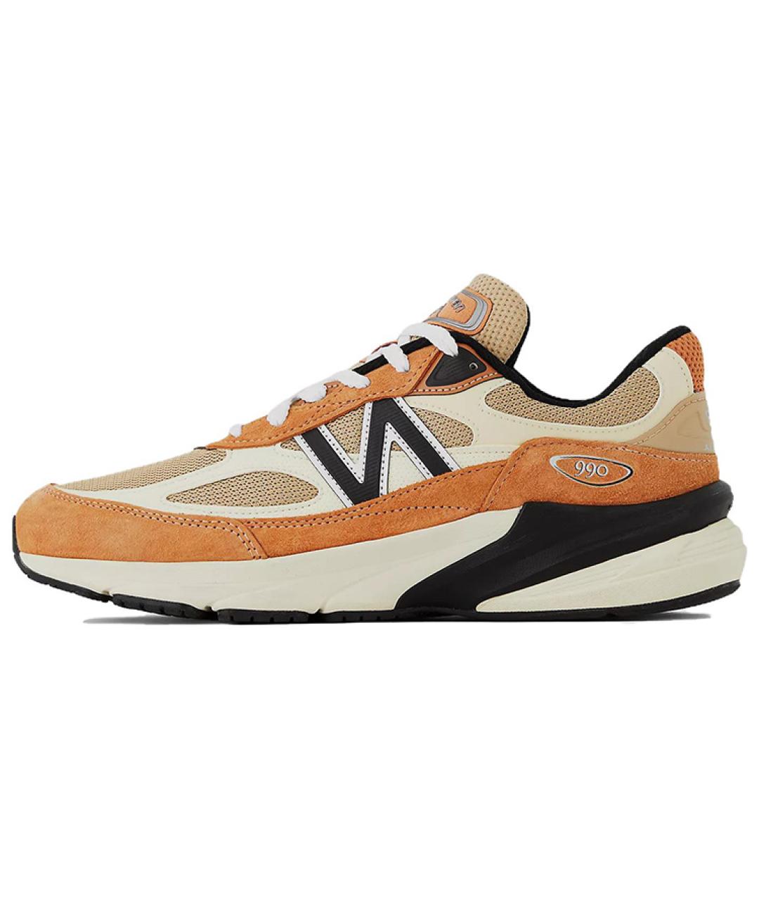 NEW BALANCE Оранжевое текстильные кроссовки, фото 2