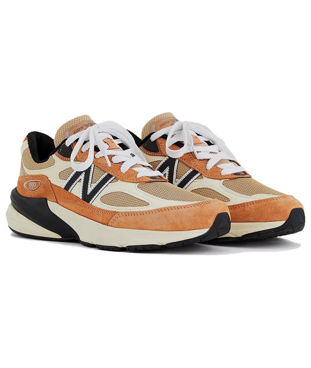 NEW BALANCE Оранжевое текстильные кроссовки, фото 3