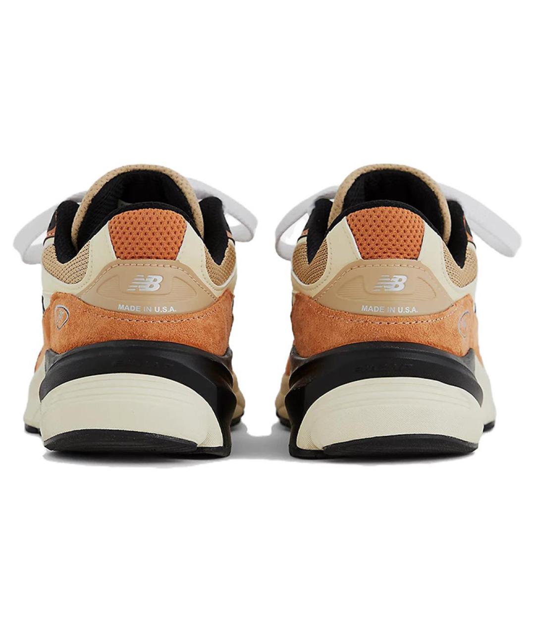 NEW BALANCE Оранжевое текстильные кроссовки, фото 5