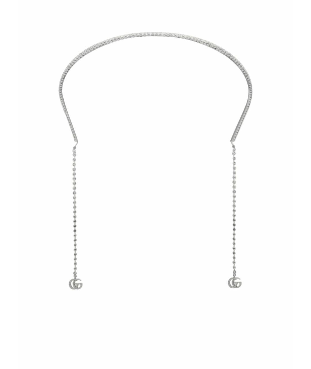 GUCCI Серебрянный ободок, фото 1