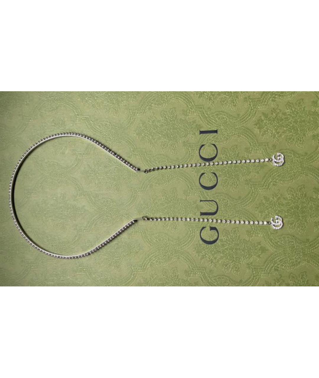 GUCCI Серебрянный ободок, фото 2