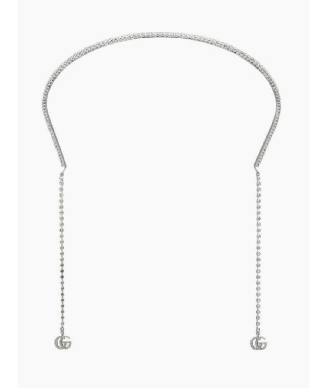 GUCCI Серебрянный ободок, фото 6