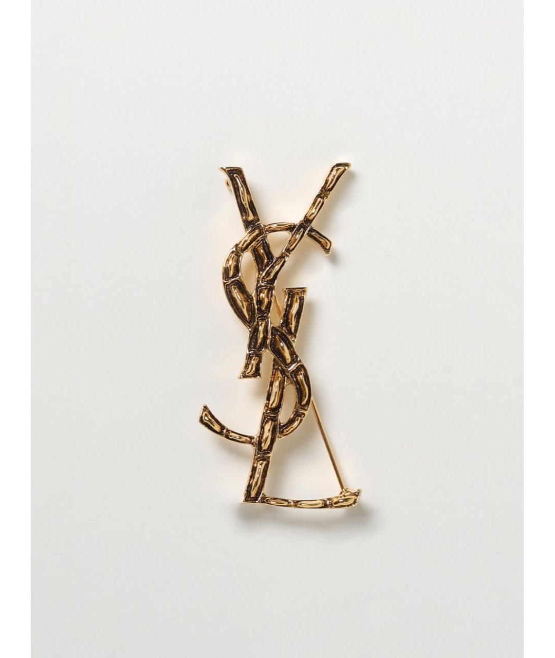 SAINT LAURENT Золотая булавка / брошь, фото 6