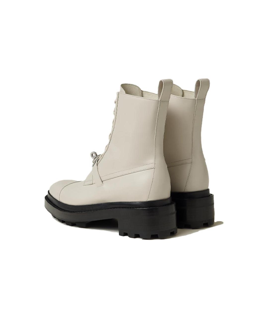 HERMES Бежевые сапоги, фото 4