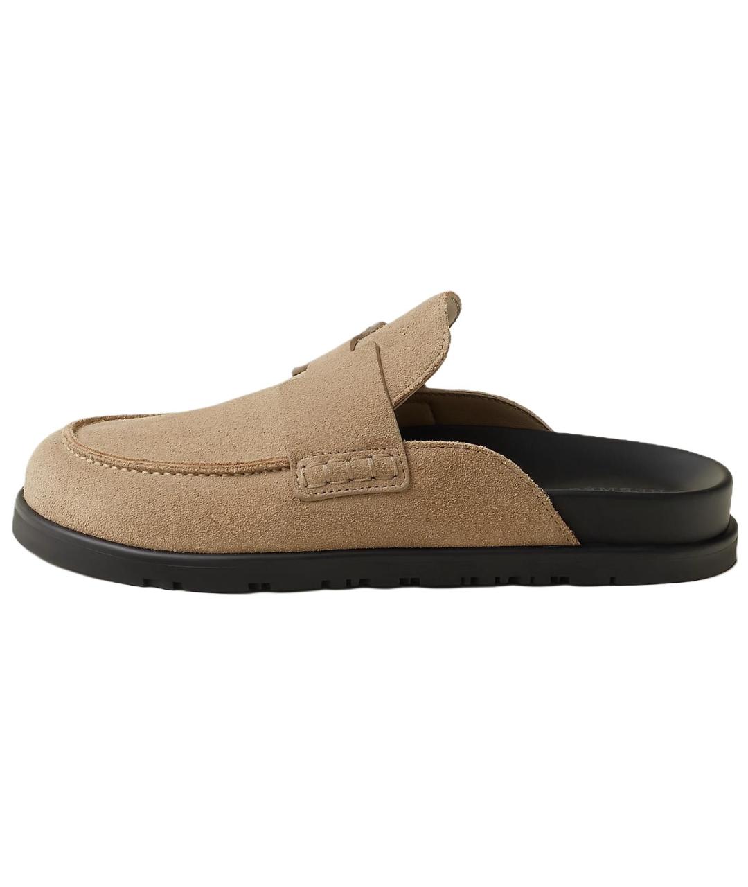 HERMES Замшевые мюли, фото 2