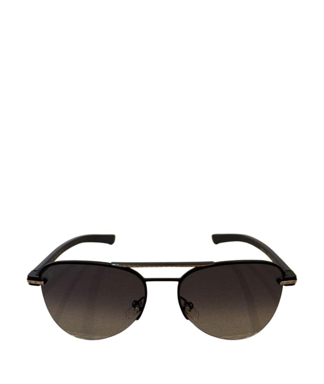 LOUIS VUITTON Темно-синие металлические солнцезащитные очки, фото 1