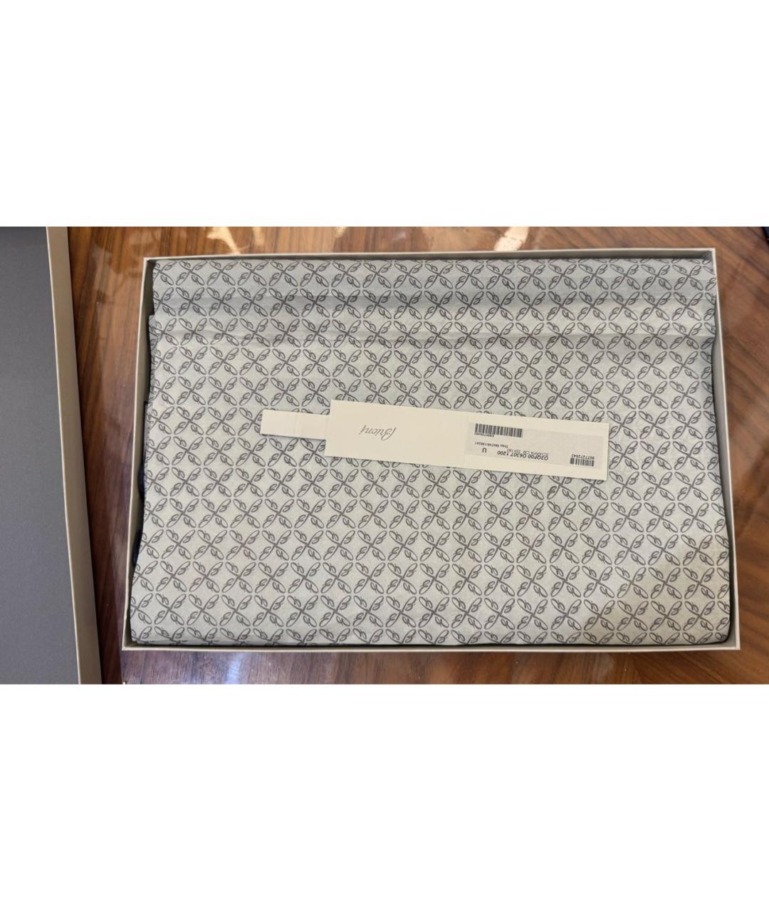 BRIONI Темно-синий кашемировый шарф, фото 4