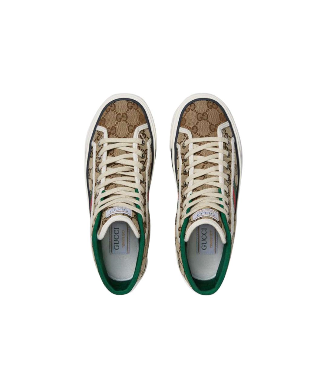 GUCCI Мульти текстильные кроссовки, фото 4