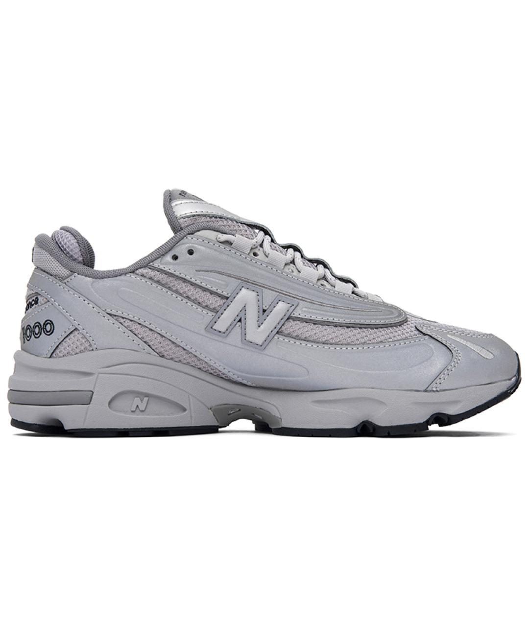 NEW BALANCE Серые низкие кроссовки / кеды, фото 2