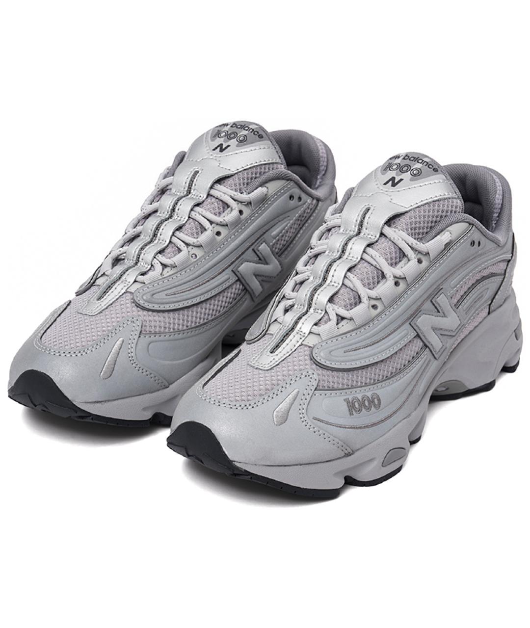 NEW BALANCE Серые низкие кроссовки / кеды, фото 4