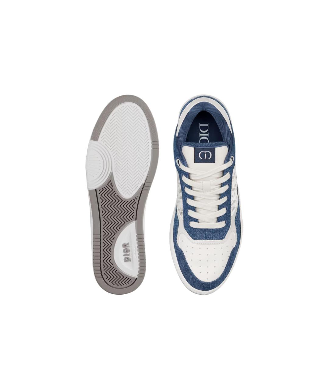 CHRISTIAN DIOR Мульти текстильные низкие кроссовки / кеды, фото 5
