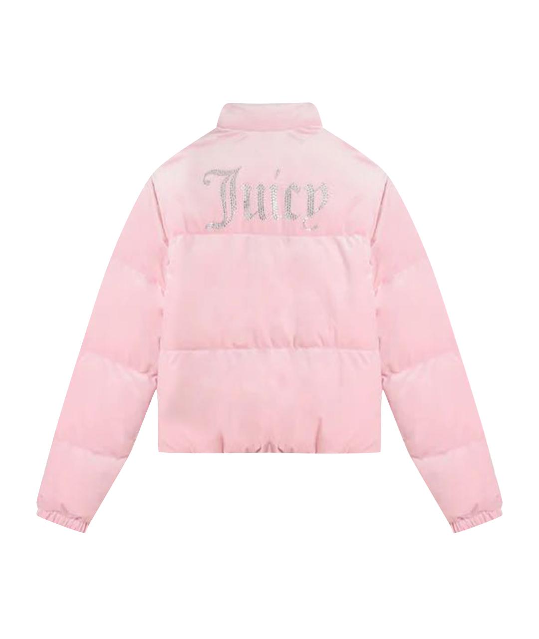 JUICY COUTURE Розовая велюровая куртка, фото 9