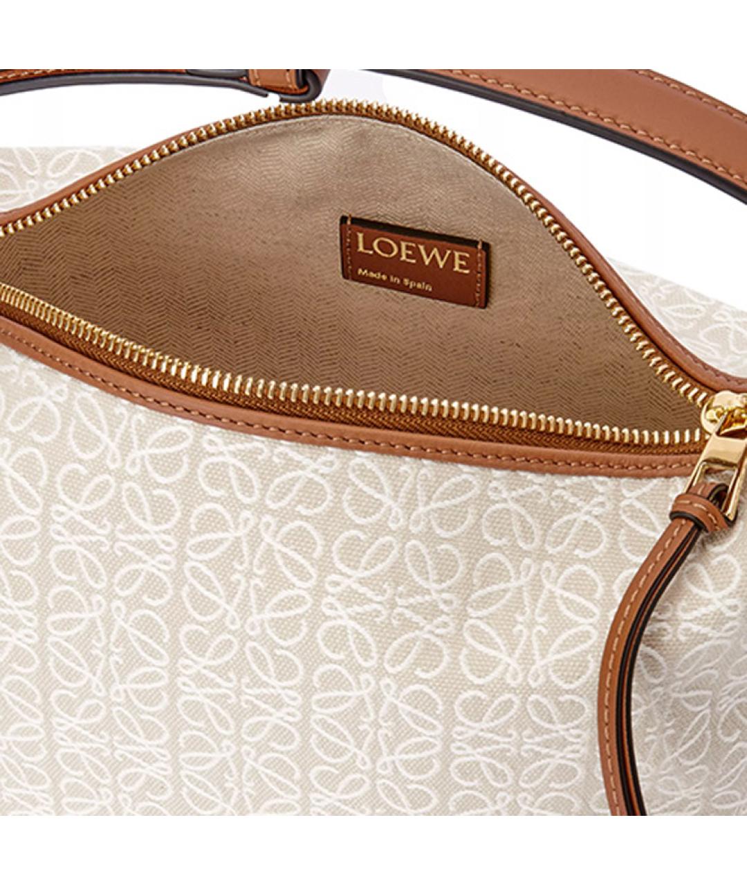LOEWE Бежевая сумка через плечо, фото 9