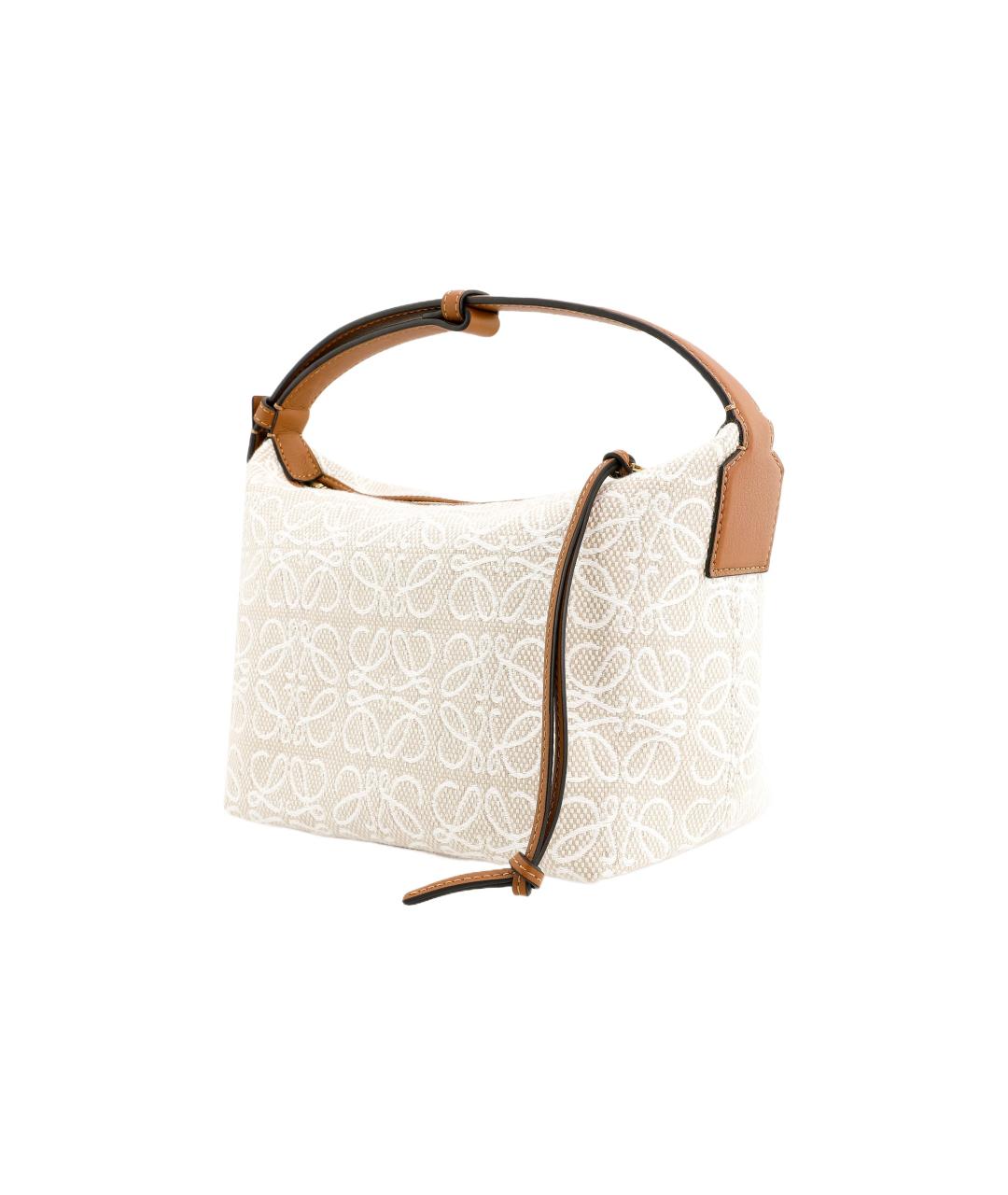 LOEWE Бежевая сумка через плечо, фото 3