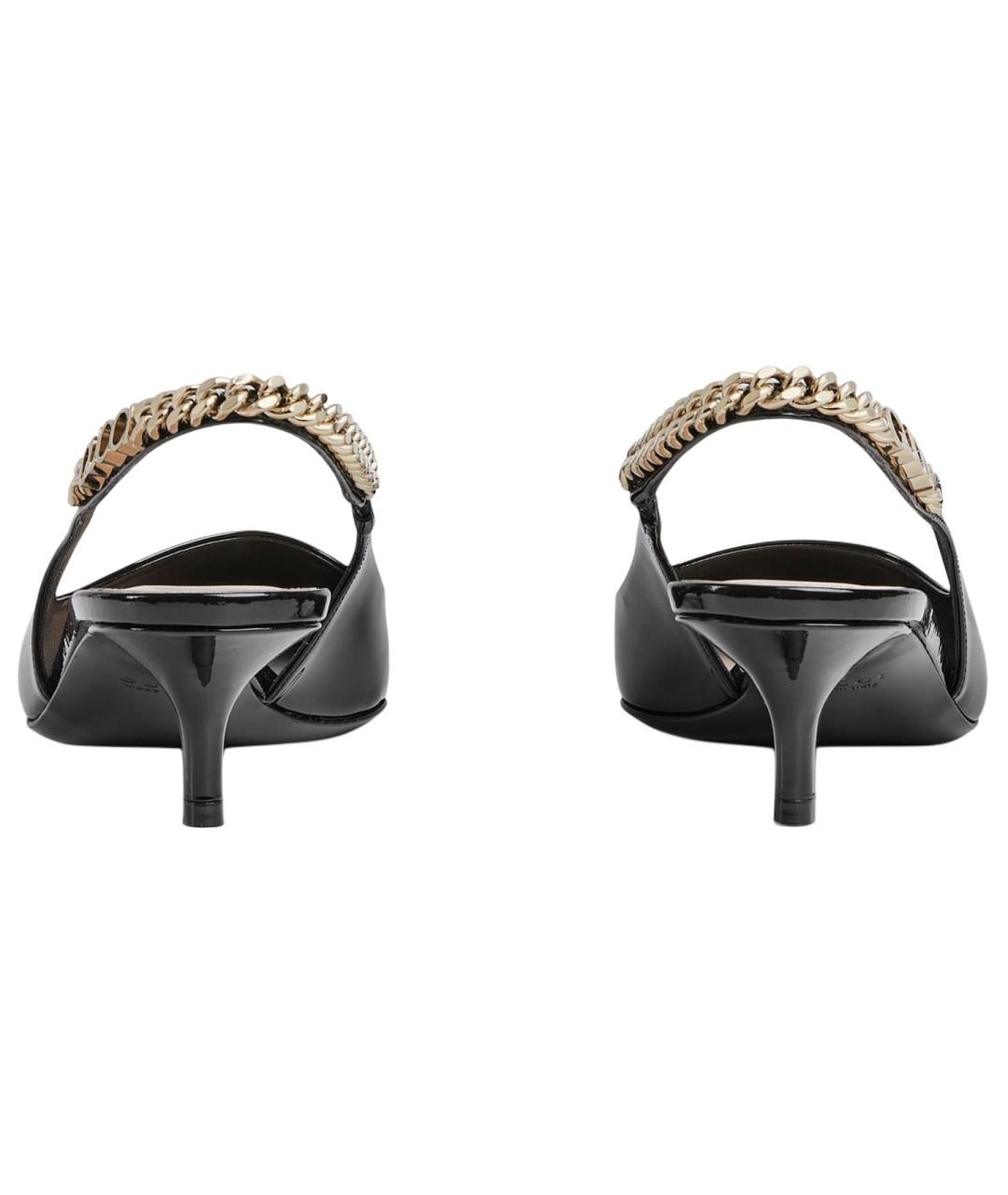 GUCCI Черные кожаные туфли, фото 4