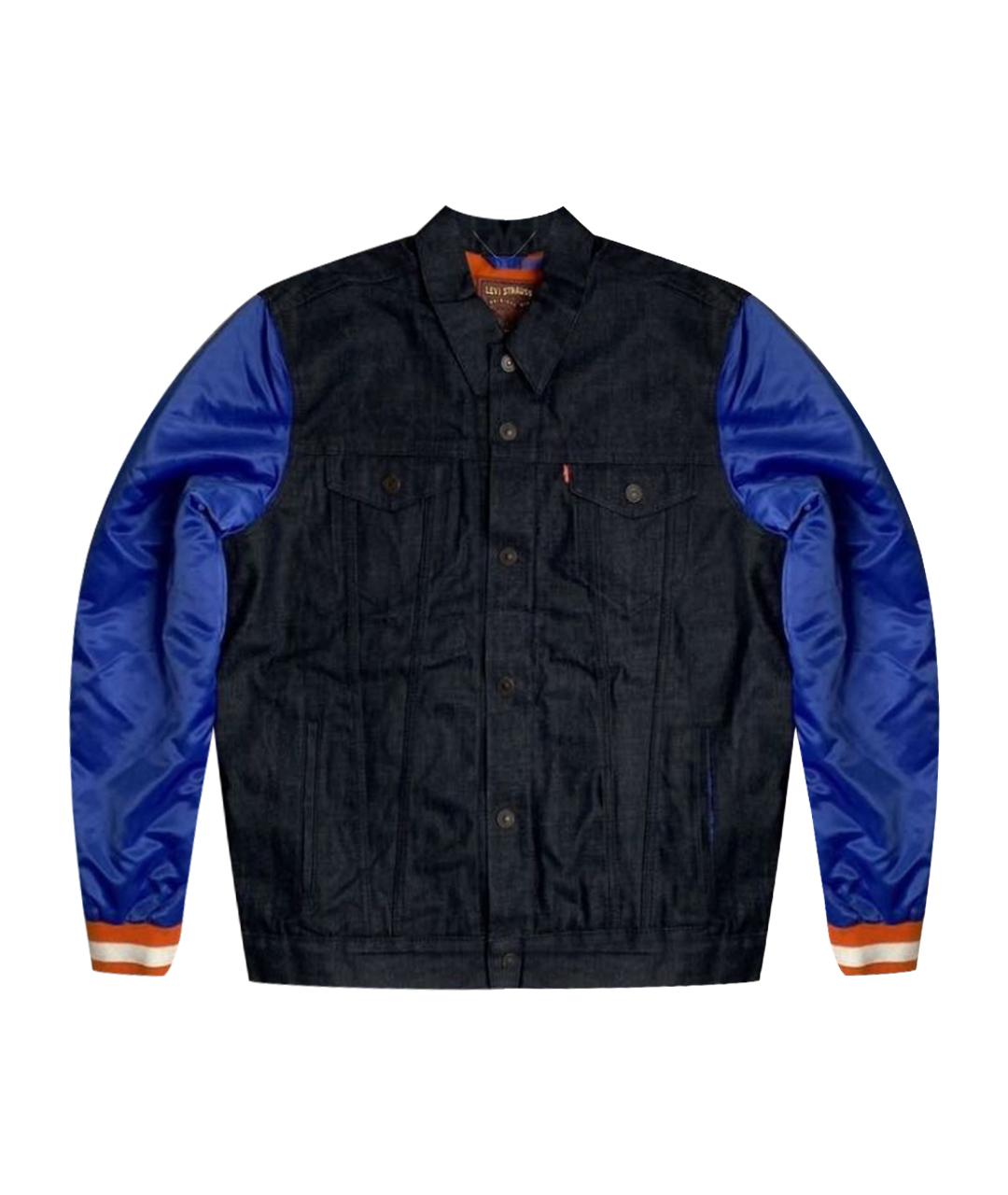 LEVI'S Темно-синяя хлопковая куртка, фото 1