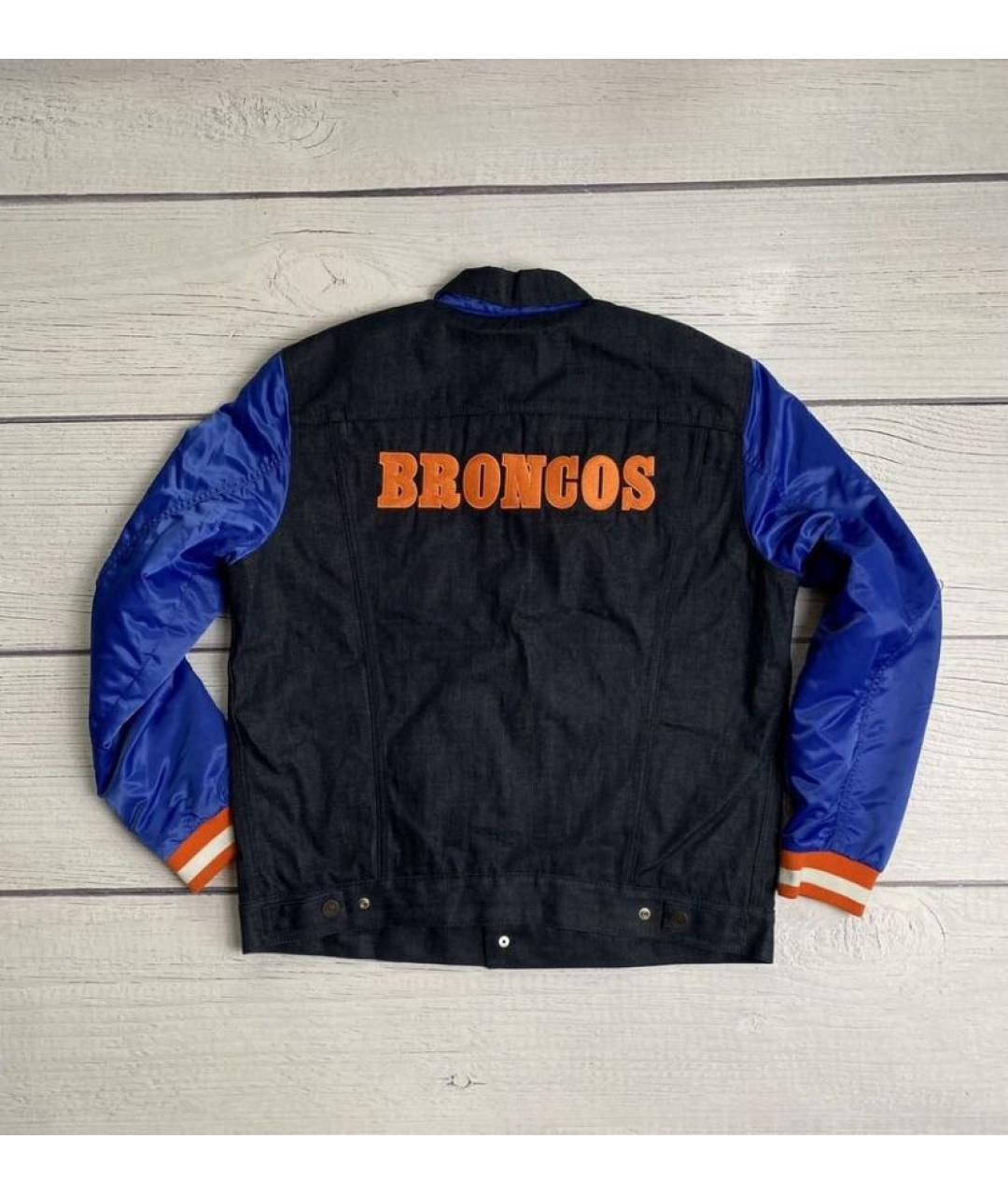 LEVI'S Темно-синяя хлопковая куртка, фото 2