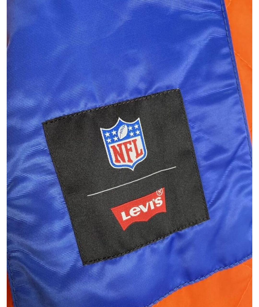 LEVI'S Темно-синяя хлопковая куртка, фото 5