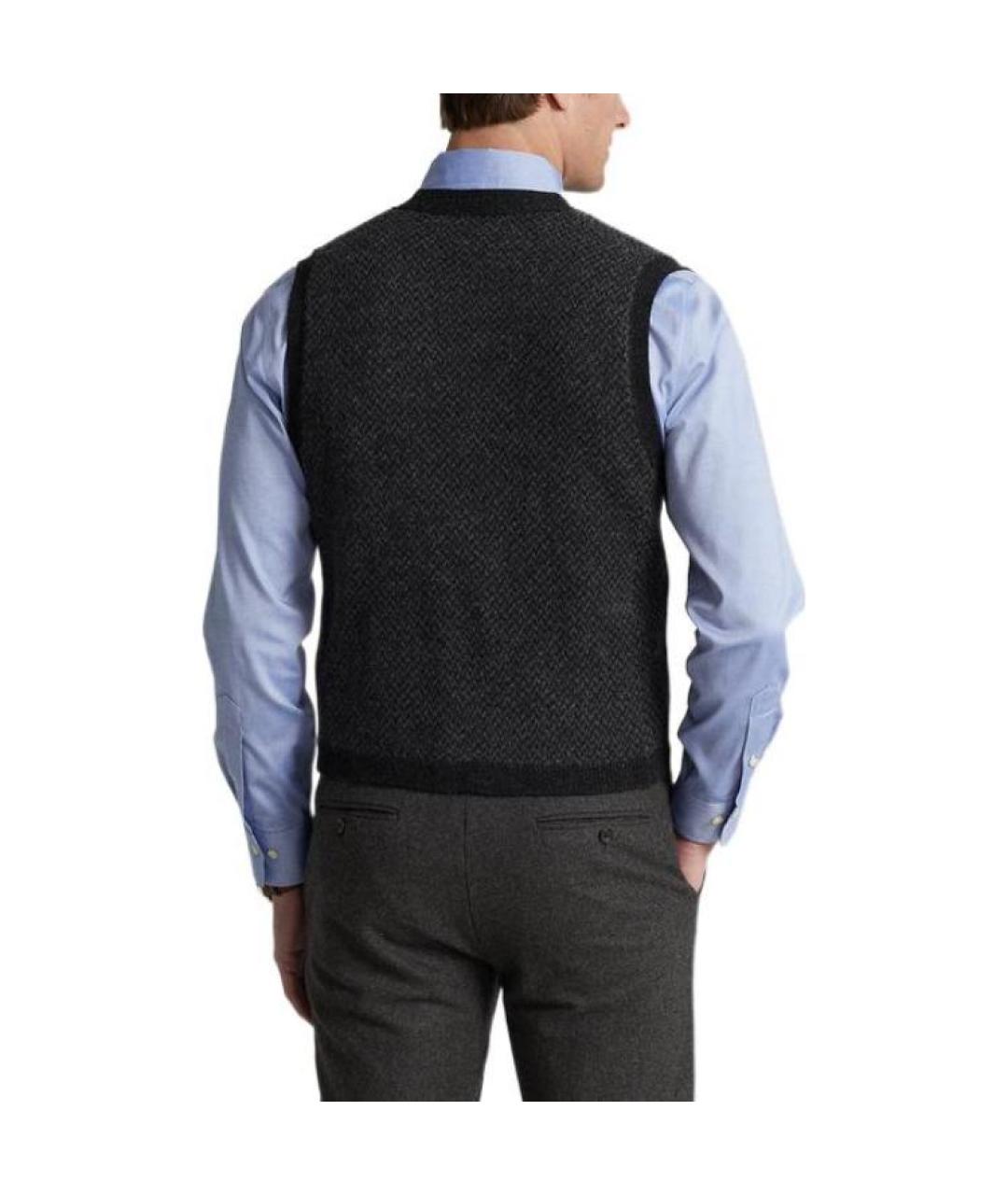 POLO RALPH LAUREN Черная жилетка, фото 3