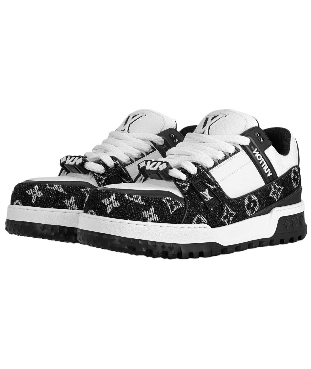 LOUIS VUITTON Черные кроссовки, фото 4